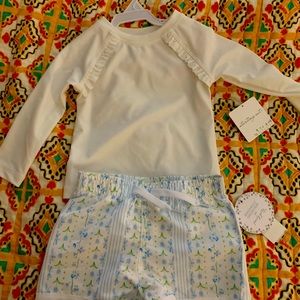 Girls 12/18 months top and trunks